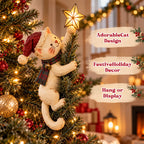 🐱 Cat Christmas Tree Ornament — Tired Of Generic Plain Christmas Decor!