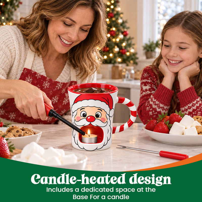 🍫 Christmas Chocolate Fondue Mug