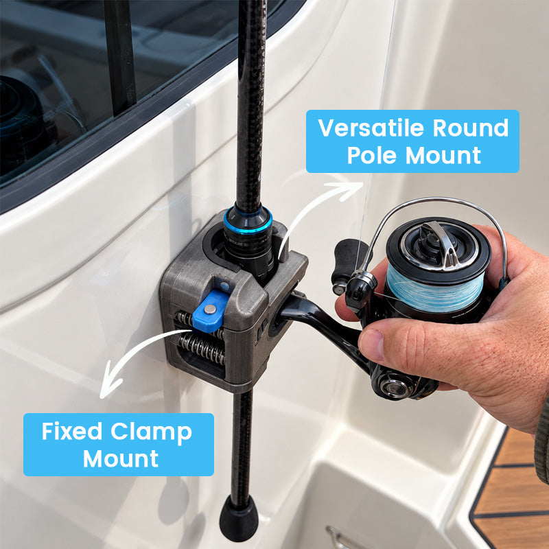 🔧 Universal Quick Release Round Bar Clamp Mount | Multi-Scene Gear Bracket