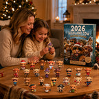 🐂🎄 2026 Highland Cow 24‑Day Christmas Advent Calendar Collectible Figurines