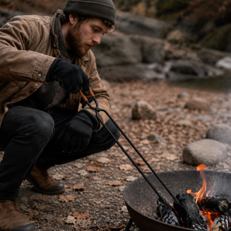 ✨Outdoor Fire‑Side Gripping Tool | Secure Log Handling for Camping & Backyard Fire Pit