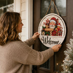 🎃 Magnetic Iron Welcome Sign