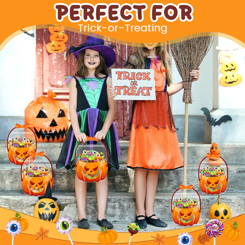 🎃 Halloween Hot Seller｜Spooky‑Cute Reusable Trick‑or‑Treat Candy Bag