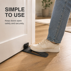 🚪 Discreet Multifunctional Door Stop ✨ Anti‑Pinch Safety Guard for Babies