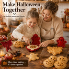 🎃 Spooky Halloween Hand‑Pie Press Set | 8 Unique Spooky Shapes for Festive Party Pastries