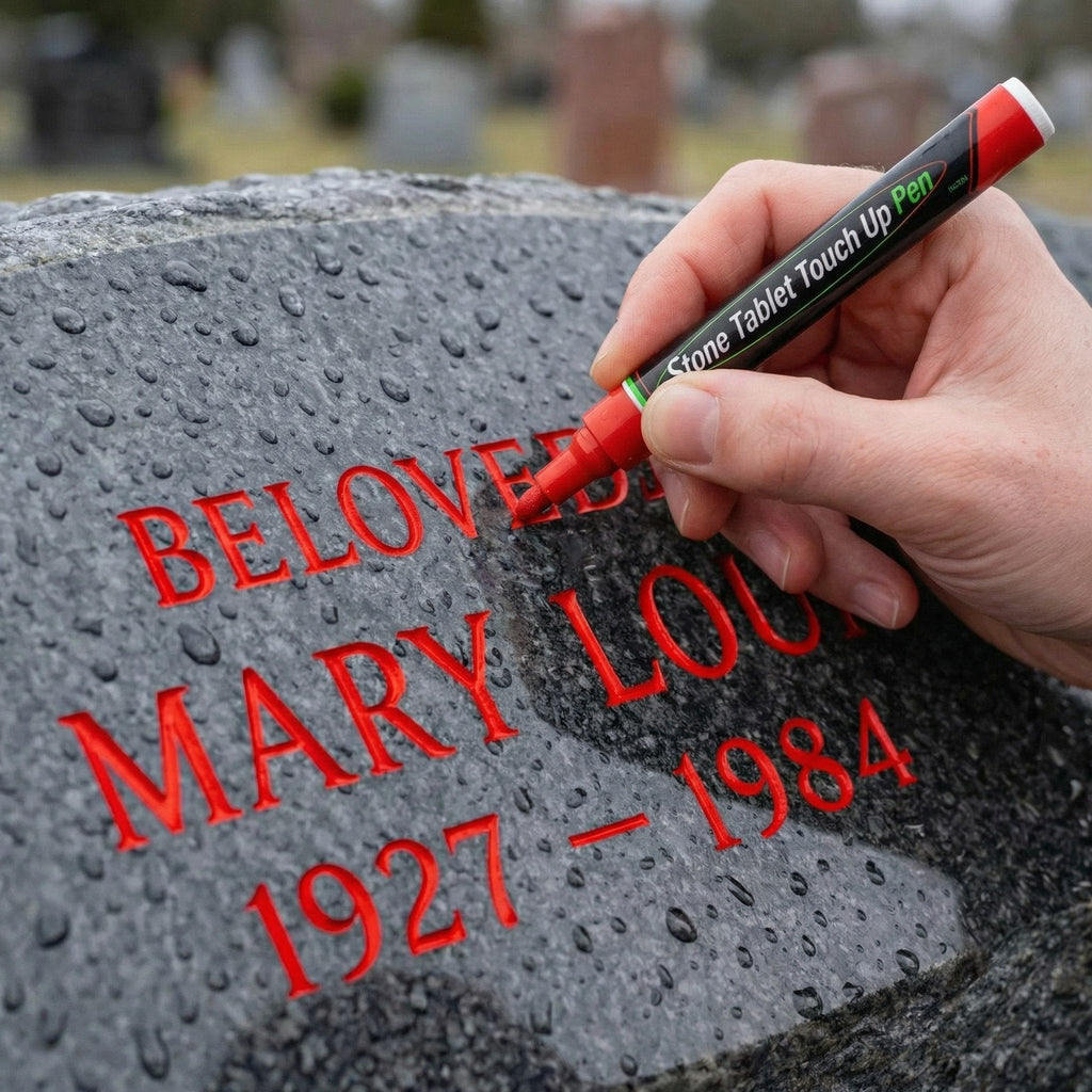 🐦Golden Tombstone Marker Pen for Restoring Faded Grave Inscriptions