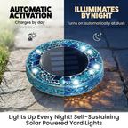 📢📢LAST DAY SALE 50% OFF⚡50K+ SOLD!💎🌟Solara™ Solar Outdoor Mosaic Disk Lights – Waterproof Decorative LED Pathway Garden Lights, Auto-On at Dusk, No Wiring Needed