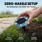 📢📢LAST DAY SALE 50% OFF⚡50K+ SOLD!💎🌟Solara™ Solar Outdoor Mosaic Disk Lights – Waterproof Decorative LED Pathway Garden Lights, Auto-On at Dusk, No Wiring Needed