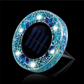 📢📢LAST DAY SALE 50% OFF⚡50K+ SOLD!💎🌟Solara™ Solar Outdoor Mosaic Disk Lights – Waterproof Decorative LED Pathway Garden Lights, Auto-On at Dusk, No Wiring Needed