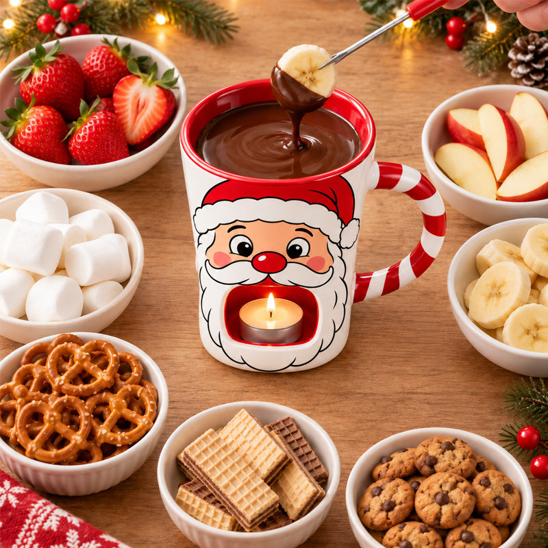 🍫 Christmas Chocolate Fondue Mug