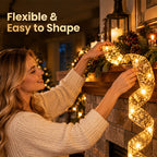 🎄 Christmas LED Ribbon Lights | Festive Glow for Your Holiday Tree