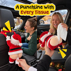 🎅 Cheeky Santa Tissue Holder – Hilarious Christmas Gag Accessory!