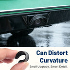 🚗 Rear‑View Camera Rain Shield Cover ✨ Carbon‑Style Splash & Dust Protector