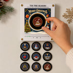 🎄 Interactive Musical Christmas Fridge Magnet | 9 Built‑in Classic Holiday Tunes Kitchen Decor
