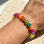 🌈 UV Color-Changing Rainbow Beaded Jewelry