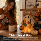 🎃Whimsical Patchwork Ghost Decor
