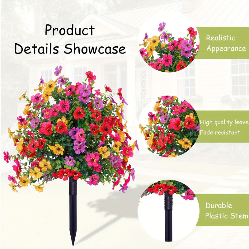 🌸LIMITED TIME SALE 50% OFF🌸Artificial Eucalyptus and Violet Ground-Insert Floral Decoration
