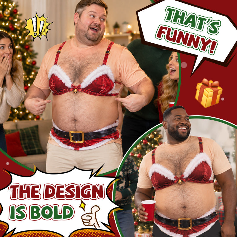 🎄 Funny Christmas Illusion Costume — Instant Party Laughs!
