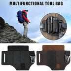 🛠️ Genuine Leather EDC Tool Waist Pouch, Outdoor Utility Belt Bag