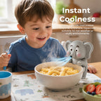 🐘 Elegant Collectible Elephant Clip-On Mini Fan | Baby Food Cooling Holiday Practical Gift