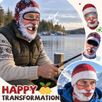 🎣🎄 Christmas Funny Fishing Face Cover – Festive Prank Mask For Anglers!