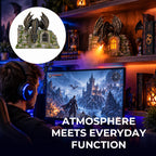 🐉 Dragon Castle Aromatherapy Humidifier – Fantasy Fire-Breathing Mist Decor!