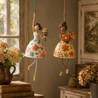 💃 Whimsical Dancing Lady Hanging Ornament 🌸 Cheerful Storybook‑Style Home Accent