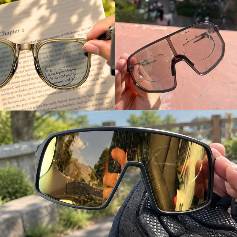 👓 Stick-On Reading & Nearsighted Lens Inserts with Case