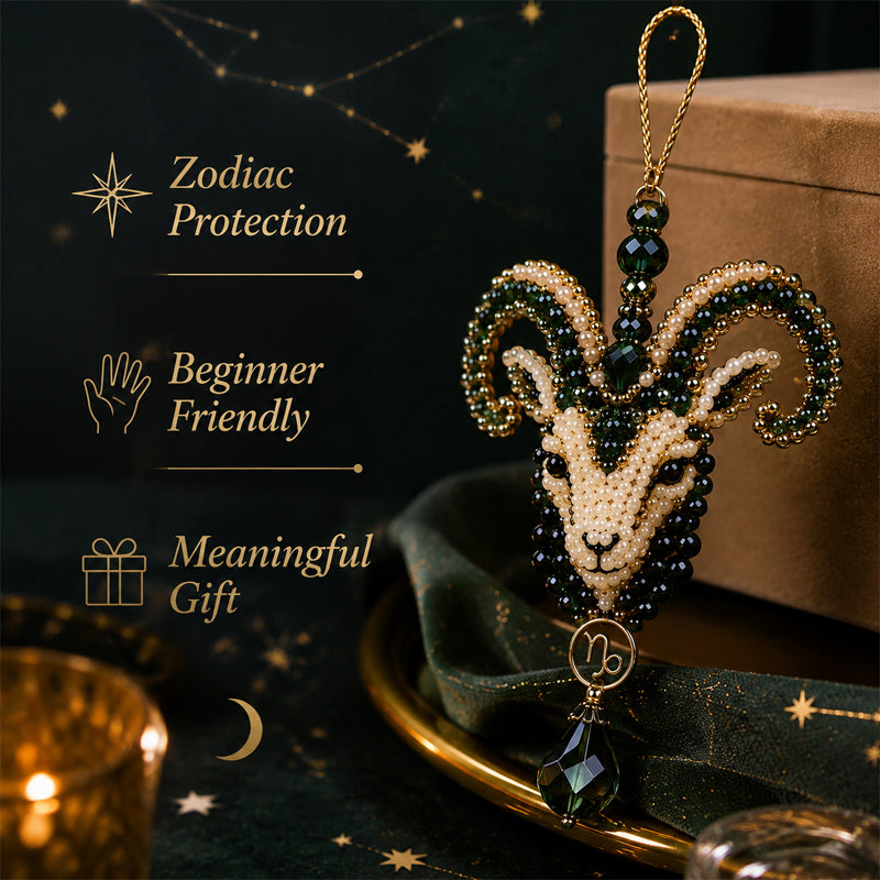 Make Your Own Zodiac Beaded Charm ✨ DIY Blessing Ornament Kit
