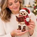 🦉 Reading Owl Figurine for Book Lovers