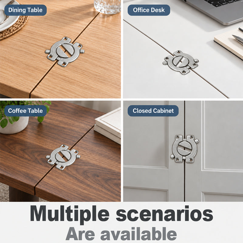 🔧 Tabletop Joining Connector & Fastener – Perfect Flush Table Panel Joints!