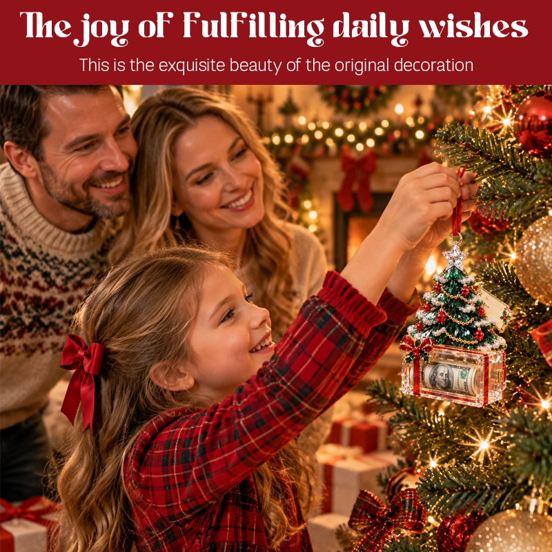 🎁 Christmas Money Gift Box Ornament – Creative Festive Gift Holder for Christmas Gifting!