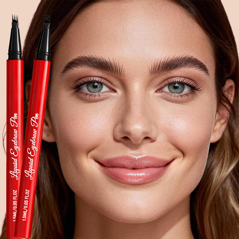 ✨ Elegant Collectible Long-Lasting Liquid Eyebrow Pen, Waterproof Defined Brow Makeup Holiday Gift for Her