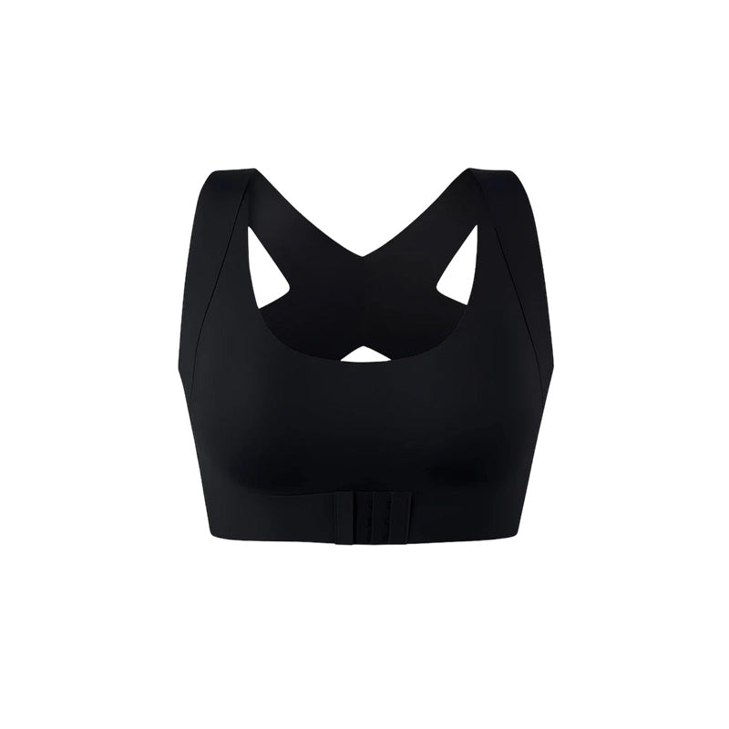 ✨Wireless Support Bra with Front Fastening and Crossed Straps at the Back