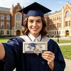 Creative Wallet For 2026 Graduation Season - Cash Organizer 🎓 — A Creative Way to Celebrate Their Big Achievement