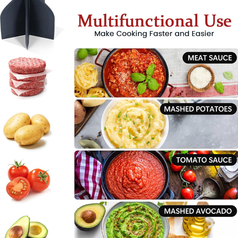 🔪3-in-1 Kitchen Chopper & Mixing Tool