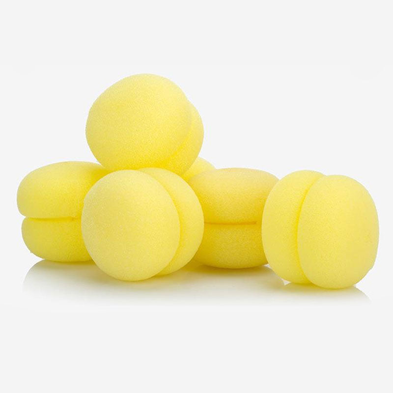 ⏳LAST DAY SPECIAL PRICE: ￡7.99!!🍓Strawberry Sponge Hair Curlers – Soft Heatless Curling Balls