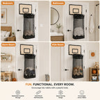 🏡🧺Wooden Wall-mounted Basketball Basket Hanging Door
