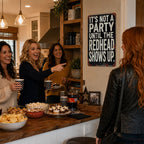✨"It's Not A Party Until The Redhead Shows Up" Vintage Sign