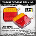 📢📢LAST DAY SALE 50% OFF🔥LED Dual-color Square Lights For Trucks And Vans