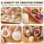 🍰 2‑in‑1 Double‑Sided Pastry Mold – Dual‑Shape Press For DIY Homemade Desserts