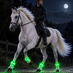 🐎 LED Horse Leg Bands | Evening Riding Safety Glow Vibe