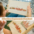 🧵Adjustable Tabletop Embroidery Stand – Cross Stitch Frame Holder