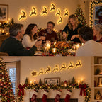 🦌 LED Reindeer Wall Decorations – Day‑Night Glowing Christmas Wall Accent For Your Home