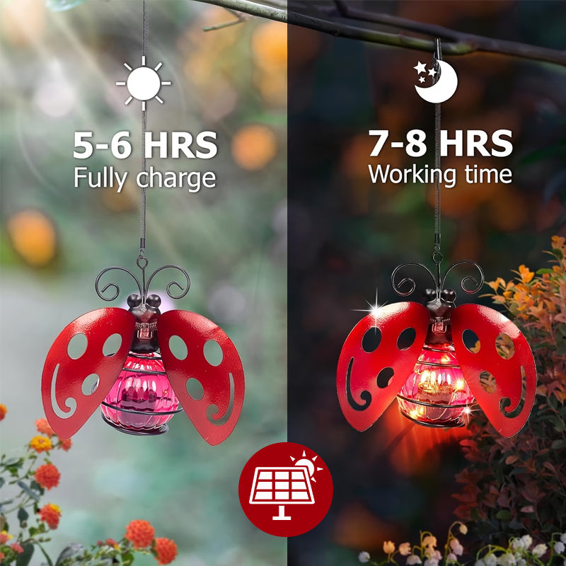 🐞Ladybug Solar Garden Hanging Light