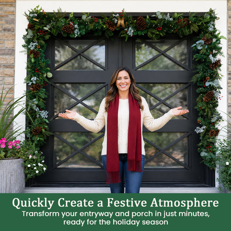 🎄Adjustable Christmas Wreath Hanger Rod