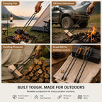 ✨Outdoor Fire‑Side Gripping Tool | Secure Log Handling for Camping & Backyard Fire Pit