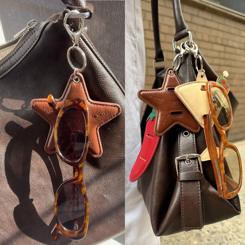 Star Keychain Sunglasses Holder Clip Anti-Loss Eyewear Hanger ⭐🕶✨