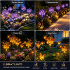 🦋 Solar Butterfly Stake Light｜Soft Night‑Time Glow For Your Garden