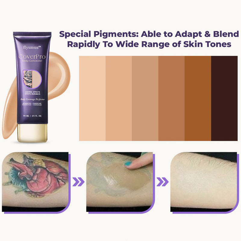 💜Limited-time 50% off💜✨Body Coverage Perfector – Waterproof, Lightweight & Flawless Body Makeup